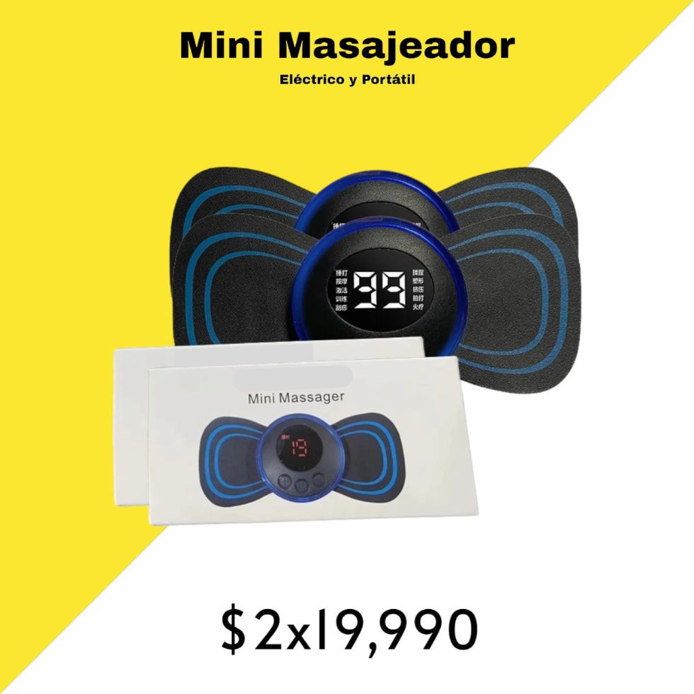 Mini Masajeador Pro 3000 Pack x 2